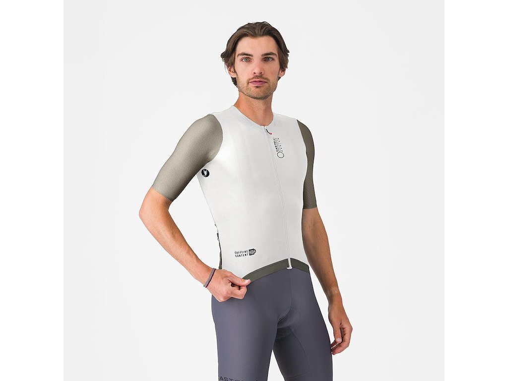 Castelli Coretto Jersey - Cykeltrøje - Korte Ærmer - Herre - Ivory/Clay/Black - S