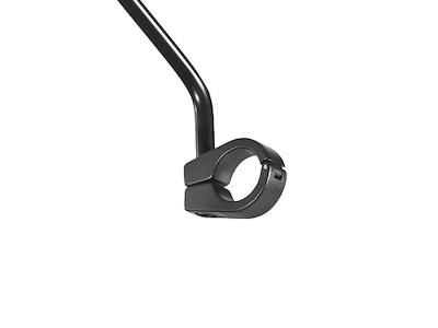 Ergotec M-99L Spejl lang model i aluminium - Venstre - Sort