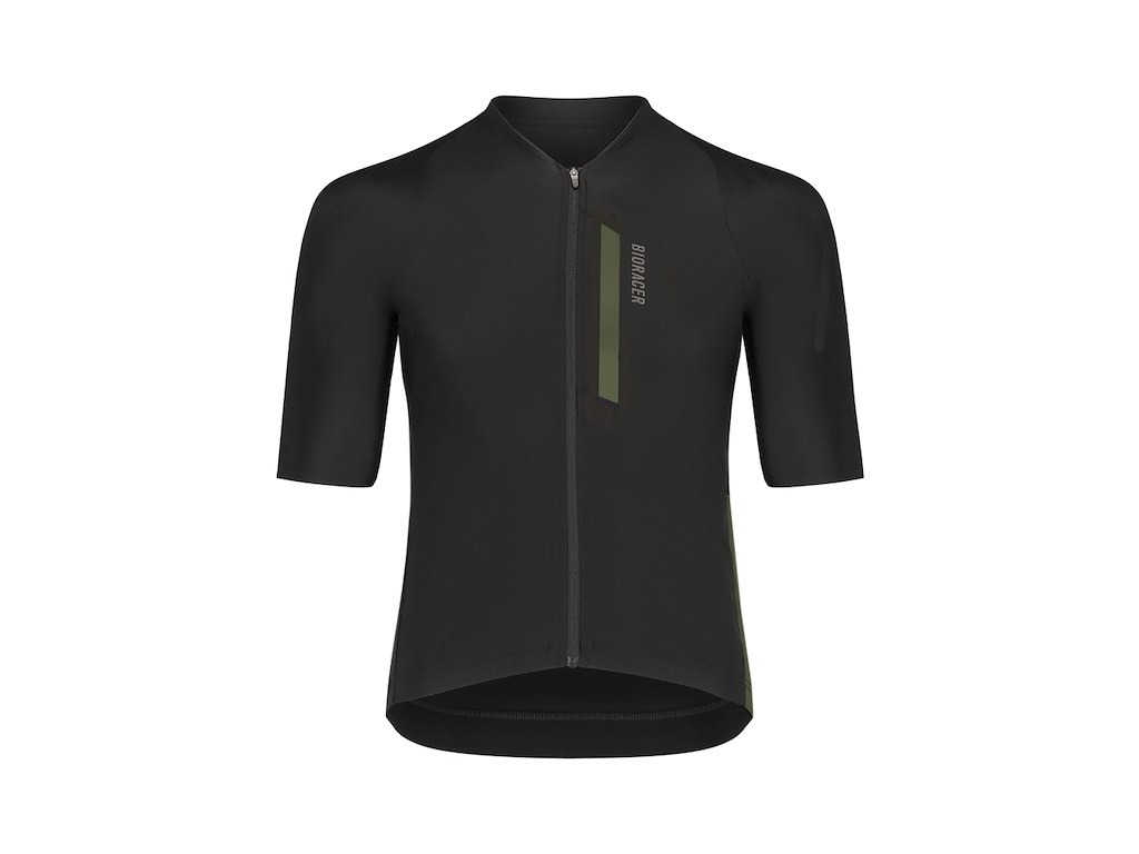 Bioracer Icon Gravel Jersey - Cykeltrøje - Korte ærmer - Herre - Olive - 3XL