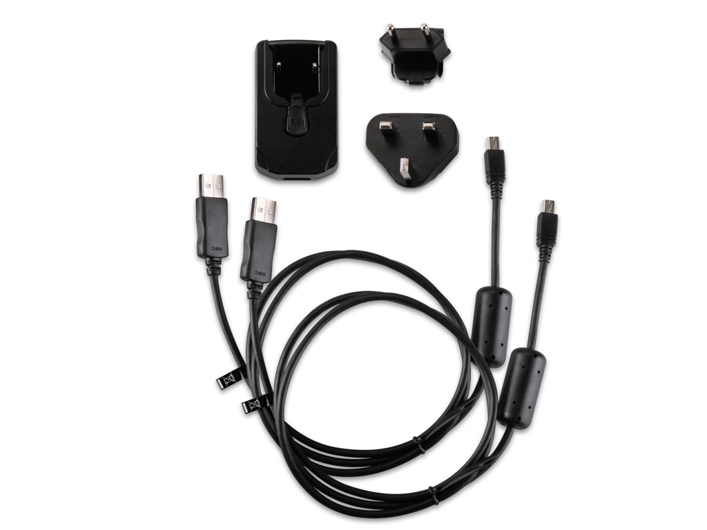 Garmin AC-adaptersæt - EU - Inkl. 2 USB-kabler