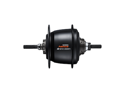 Shimano Nexus - Bagnav med 5 gear - 187mm aksel, til 36 eger - sort - SG-C7000-5R til rullebremse