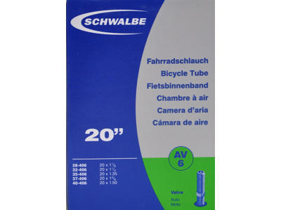 Schwalbe slange 20 x 1.00-2.50 - 40mm lang Autoventil