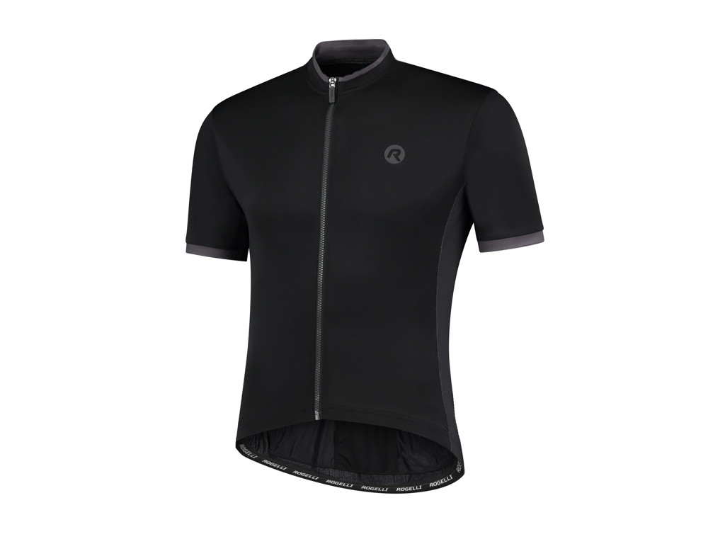 Rogelli Essential - Cykeltrøje - Korte ærmer - Sort - Str. 2XL