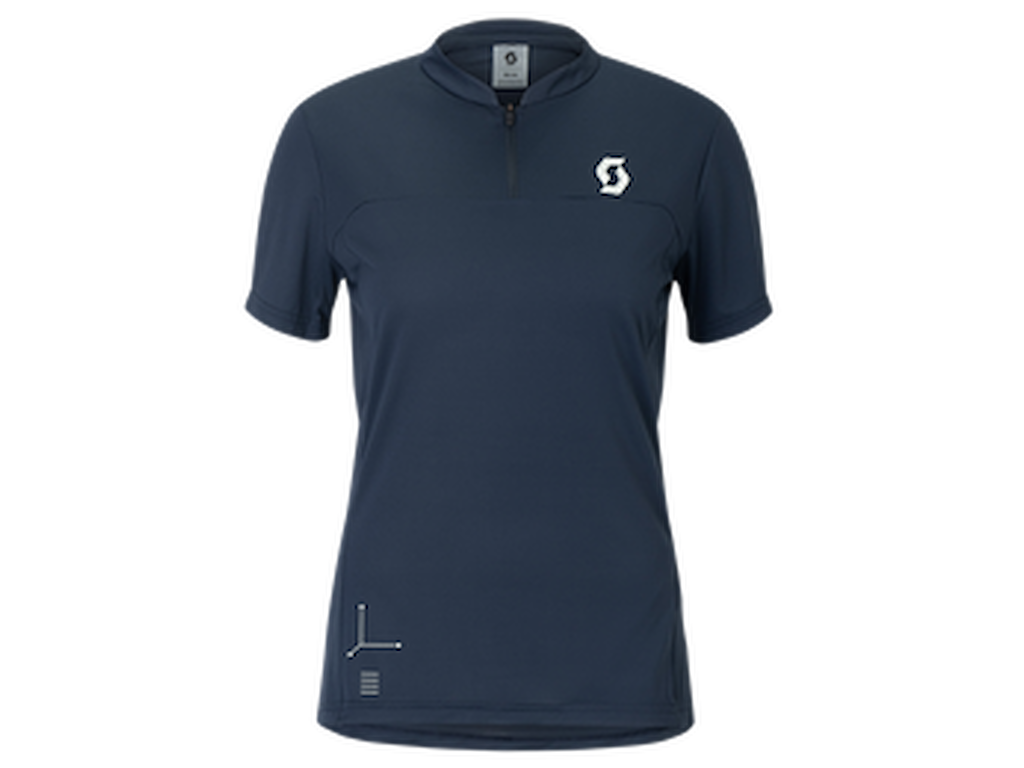 SCOTT Vertic Zip Tee - Cykeltrøje - Korte ærmer - Dame