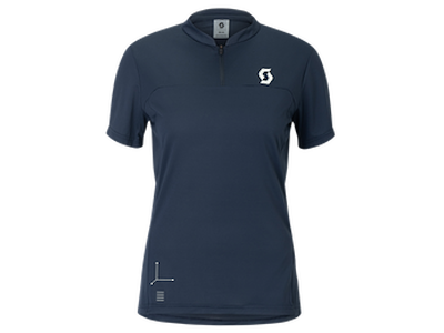 SCOTT Vertic Zip Tee - Cykeltrøje - Korte ærmer - Dame