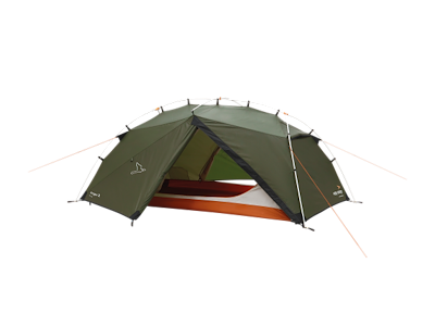 Easy Camp Rago 3 - Dome telt - 3 personers - Grøn/Orange