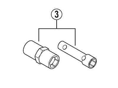 Shimano justeringsnøgle til pedalkonus - TL-PD33