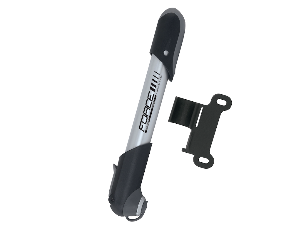 FORCE Sport Duo Telescope - Minipumpe - Sølv/Sort