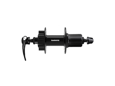 Shimano Cues - Bagnav QR til Disk med 6 bolte og  8-11 speed - 135mm bred - Til 36 eger - FH-QB400
