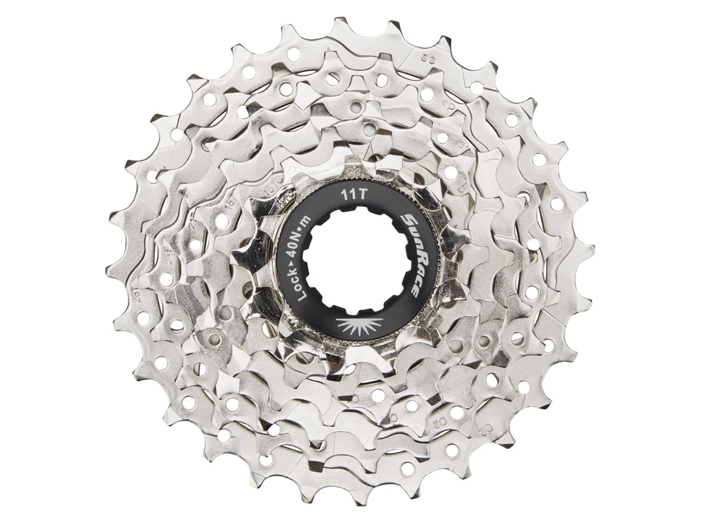 Sunrace CSM63 - Kassette 7 gear - 11/12-28 tands - MTB - Til Shimano eller Sram - Nickel