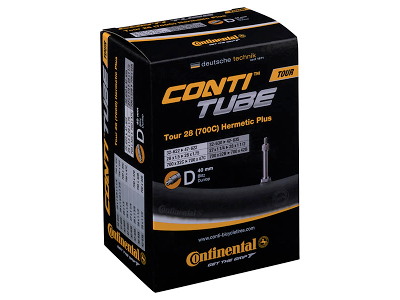 Continental Slange Tour Hermetic Plus 700x32-47c med 40 mm lange Dunlop ventil