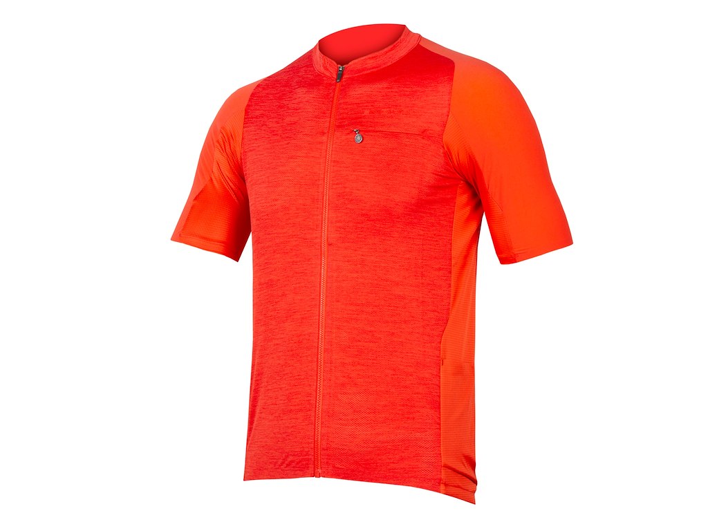 Endura GV500 Relver Jersey - Korte ærmer - Herre - Rød - Str. S