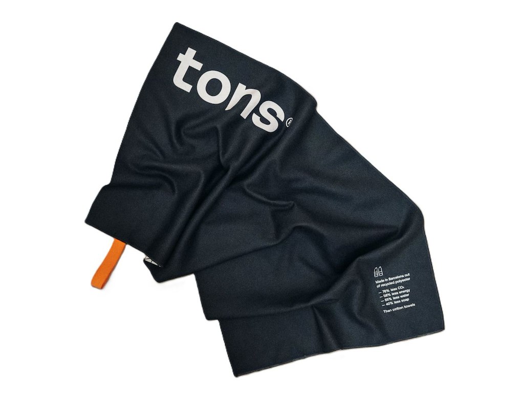 Tons Towel - Håndklæde - Sort