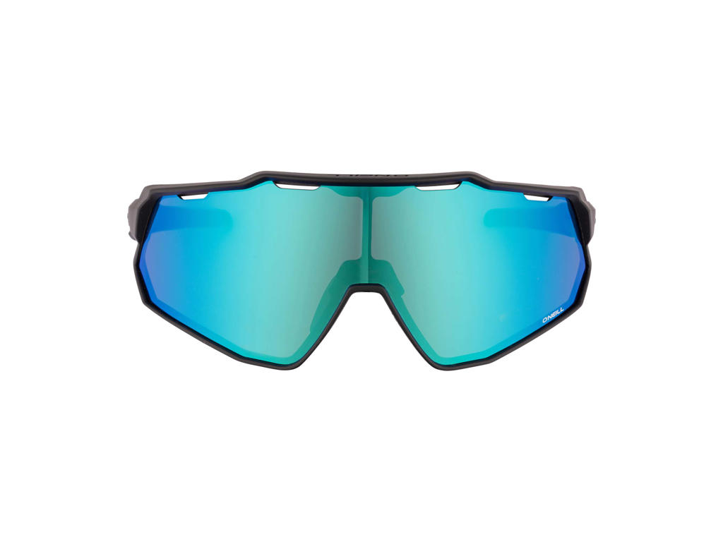 OÂ´NEILL 9040 Cykelbrille - Hydrofobisk Blå Mirror Linse - Mat Sort