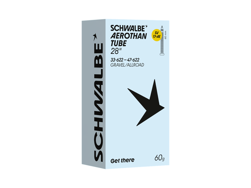 Schwalbe Aerothan slange 28" (33/47-622) med 60mm lang SV ventil - SV17-AE