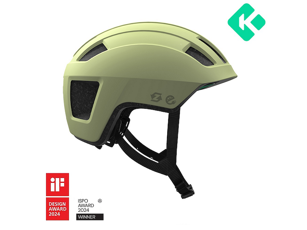 Lazer Verde KinetiCore cykelhjelm Matte Lemongrass (Hjelmstørrelse: 50-56 cm)