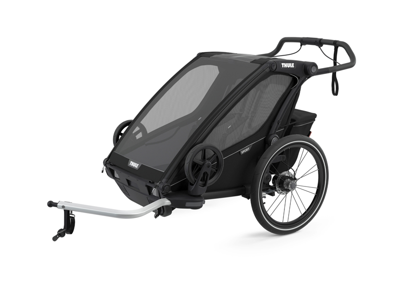 Billedet viser en Thule Chariot Sport 2 cykelanhænger